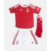 Nottingham Forest Chris Wood #11 Dětské Oblečení Domácí Dres 2023-24 Krátkým Rukávem (+ trenýrky)